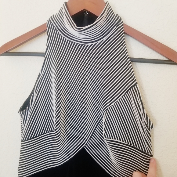 TADASHI High Neck Sleeveless Cocktail Dress - Picture 3 of 7